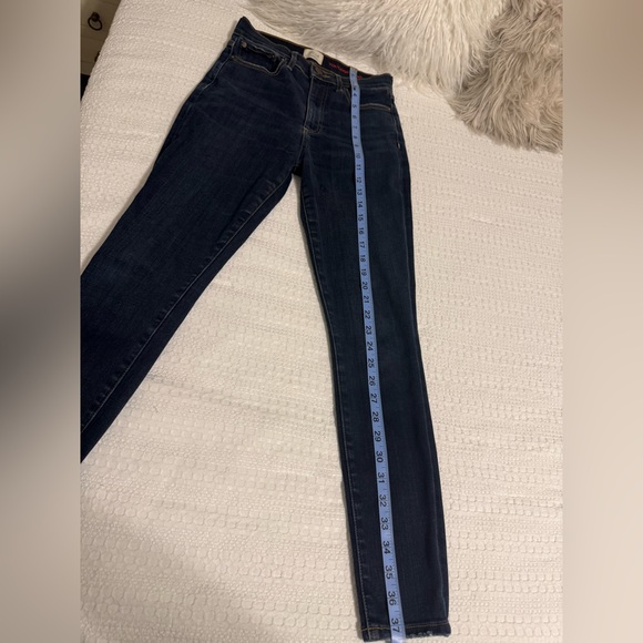 Alice + Olivia Deep Indigo Skinny Jeans - Picture 4 of 12